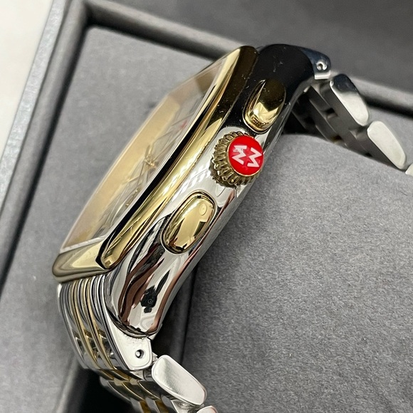 Michele Releve Two Tone Gold & Silver Watch - Picture 5 of 16